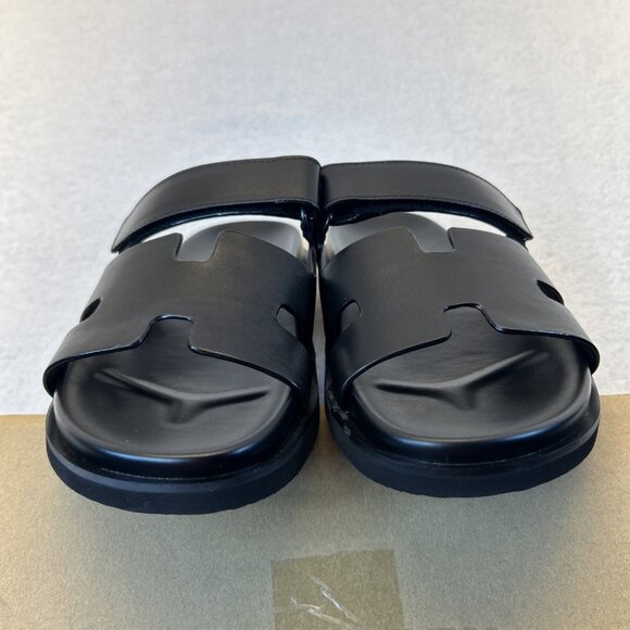 Steve Madden Maiven Black Leather Sandal/Slide Men SZ 8 New in Box main image 5